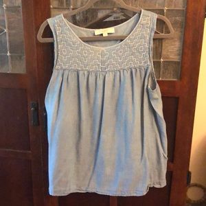 Loft sleeveless top